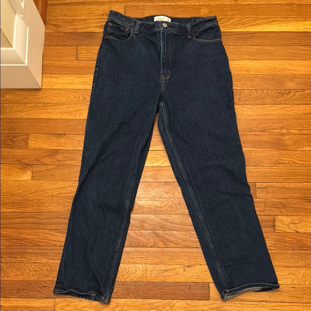 Women’s Dark Blue Abercrombie & Fitch Jeans